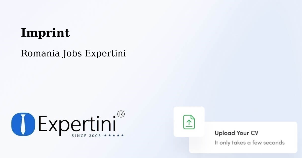 Imprint – Comuna Soleşti - Romania Jobs Expertini